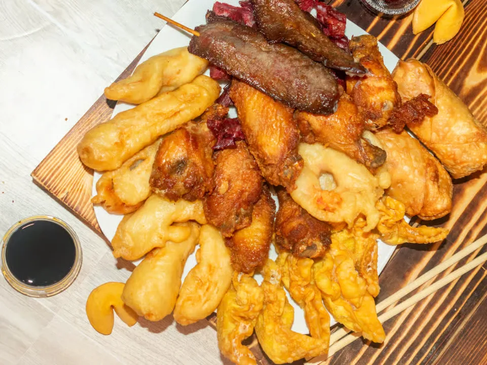 Pu Pu Platter for Two - Assorted appetizer platter for two